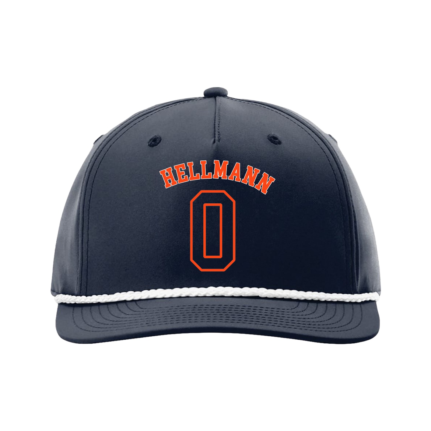 Five-Panel Classic Rope Cap — Shirsey Arch in Navy