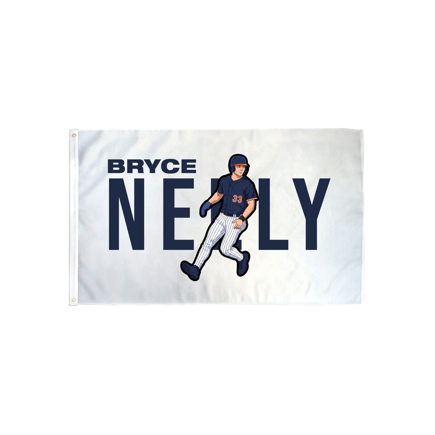 3x5 Flag — Player Name in Classic