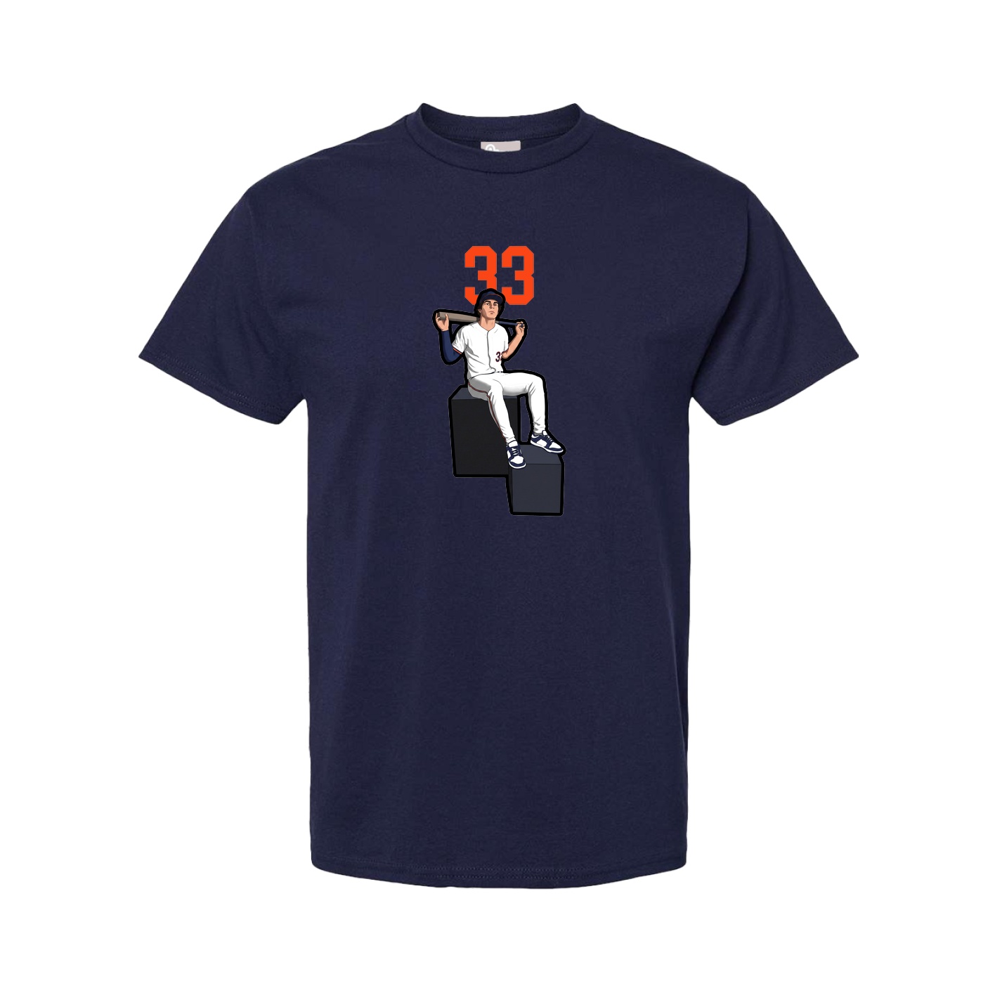 Tee — Number Top in Navy