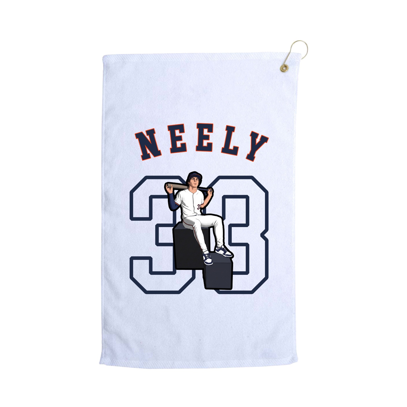 Golf Towel — Shirsey Arch in White
