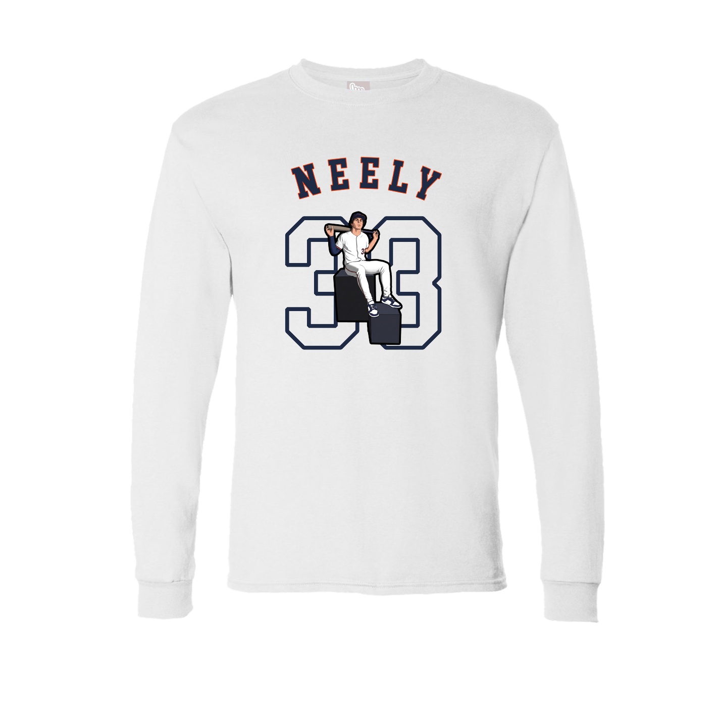 Long Sleeve Tee — Shirsey Arch in White