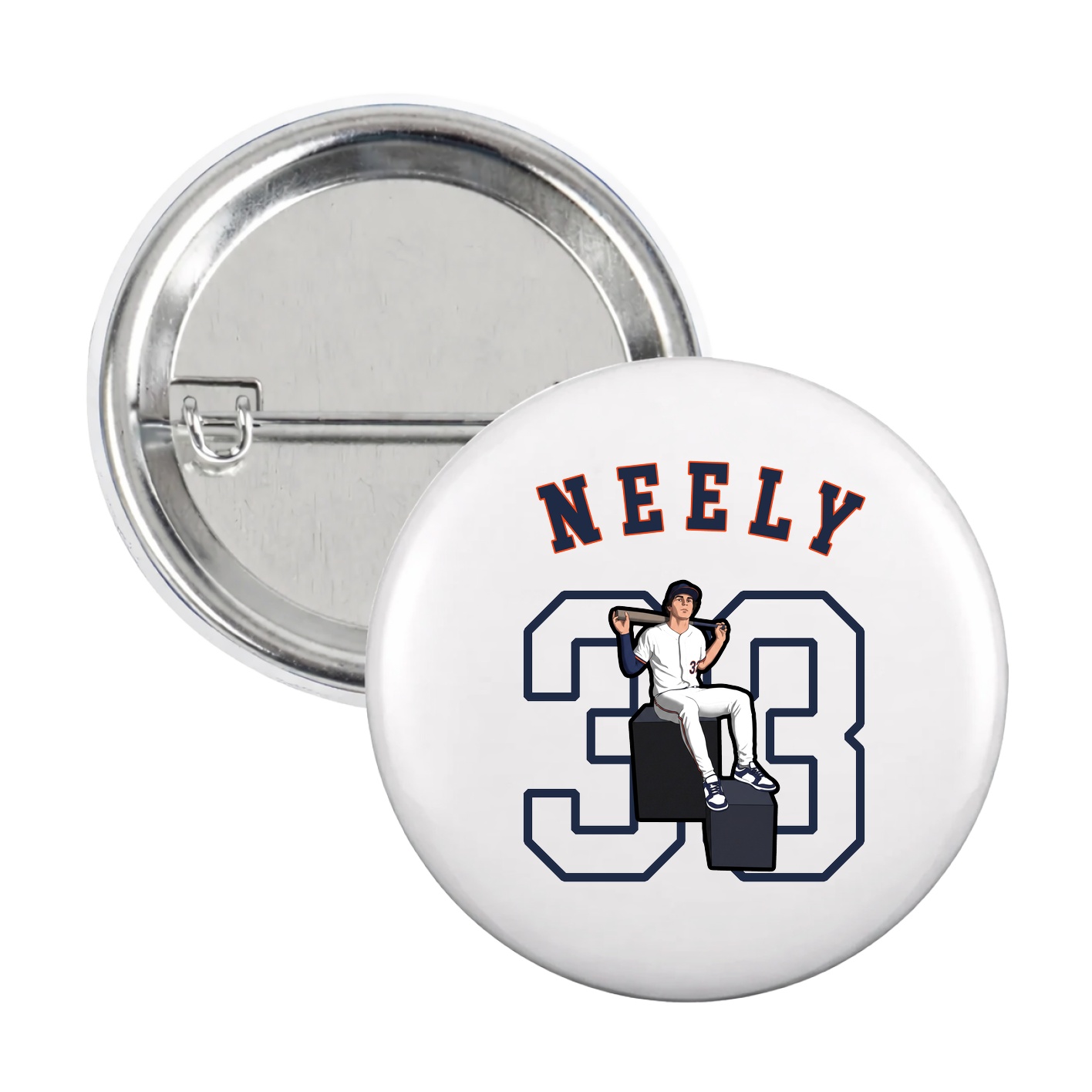 Game Day Button — Shirsey Arch in White