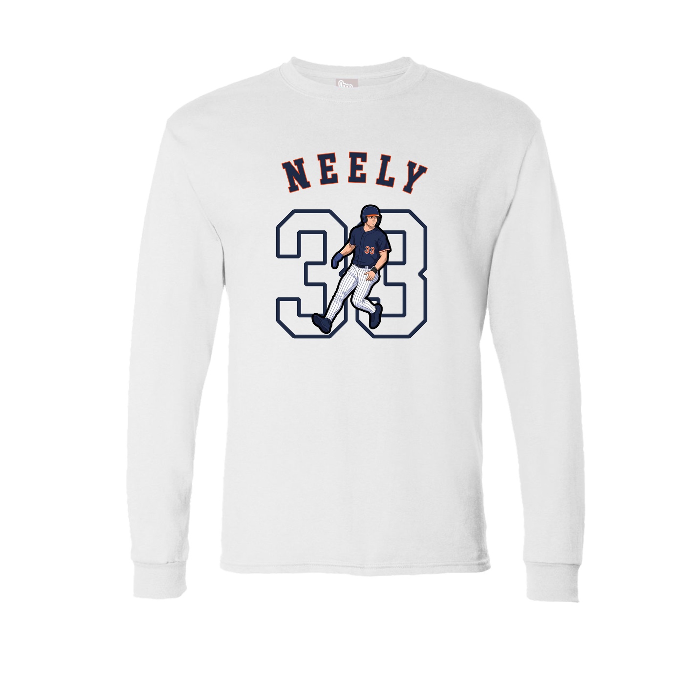 Long Sleeve Tee — Shirsey Arch in White