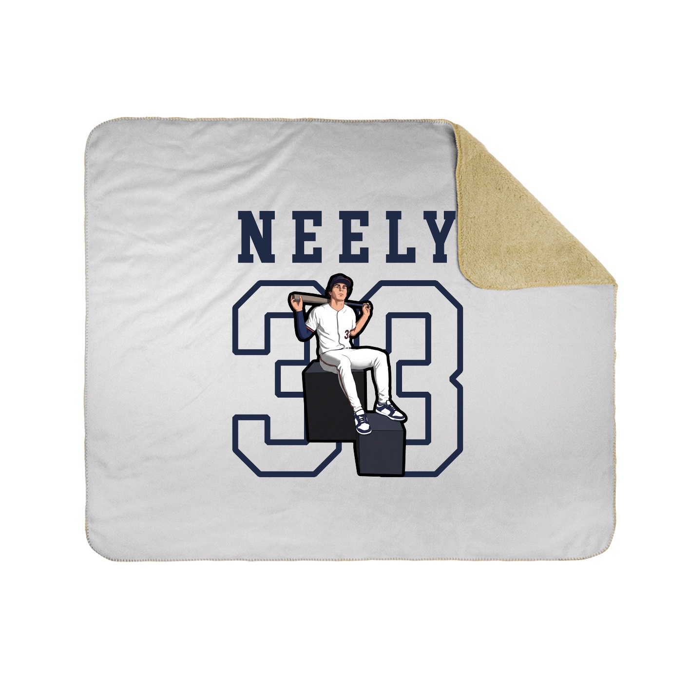 Throw Blanket — Shirsey in White