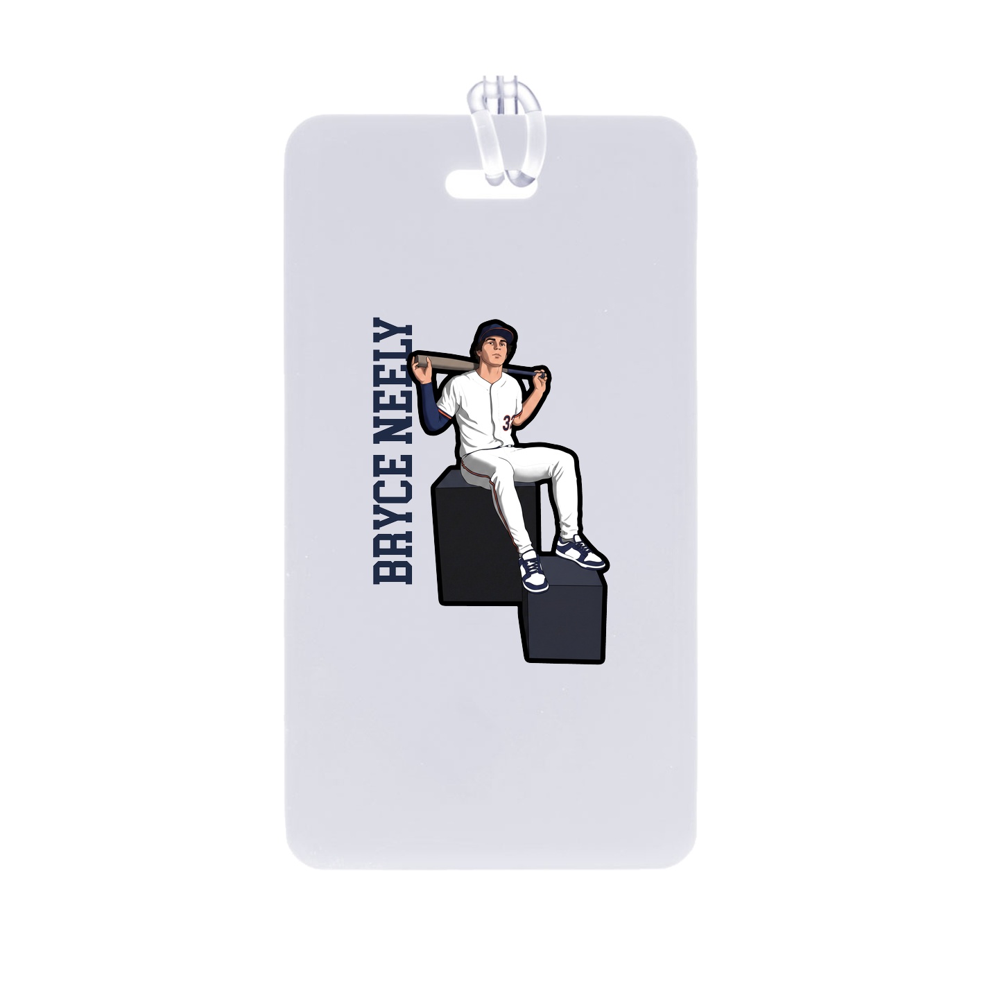 Bag Tag — Name Vertical in Classic