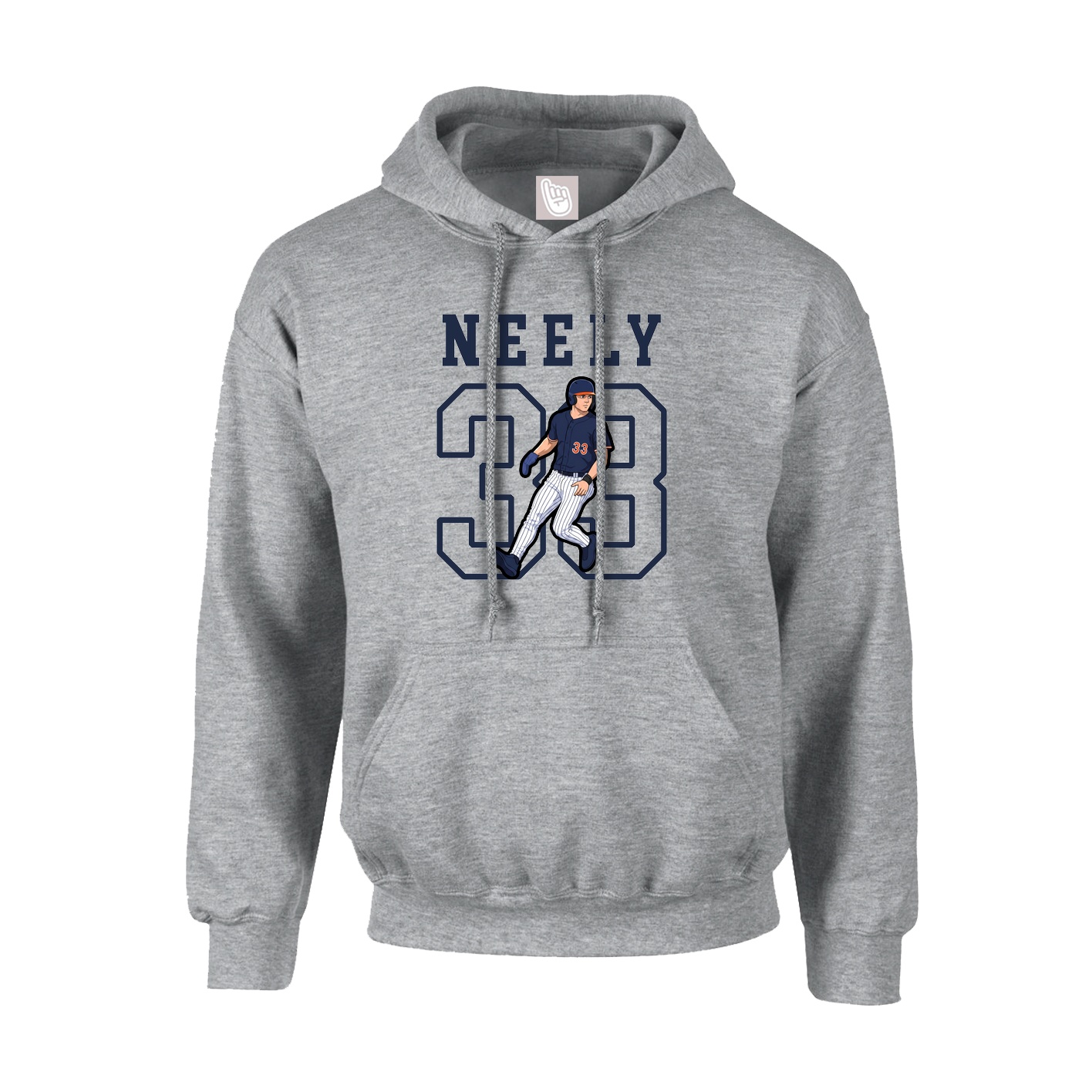 Hoodie — Shirsey in Grey
