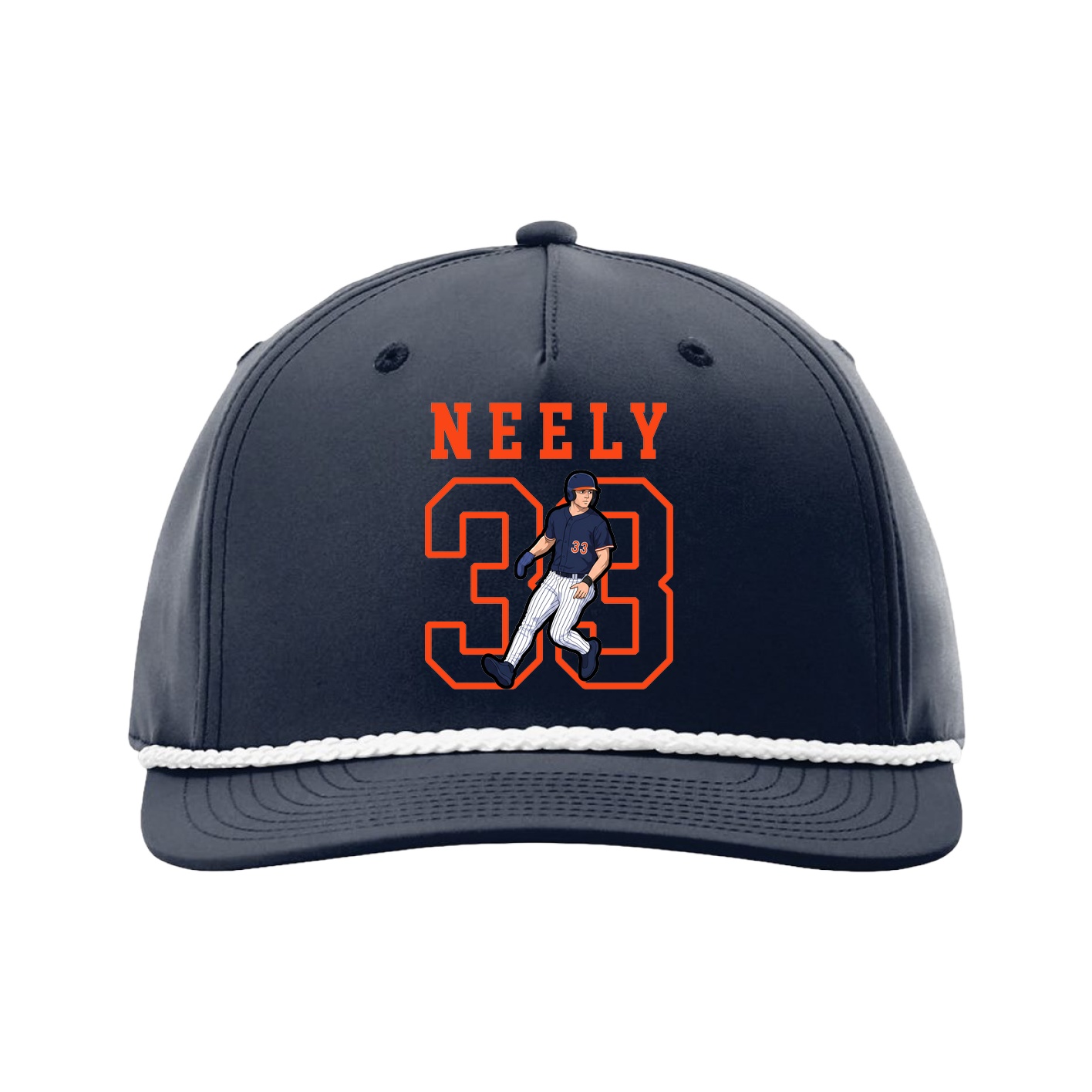 Five-Panel Classic Rope Cap — Shirsey in Navy