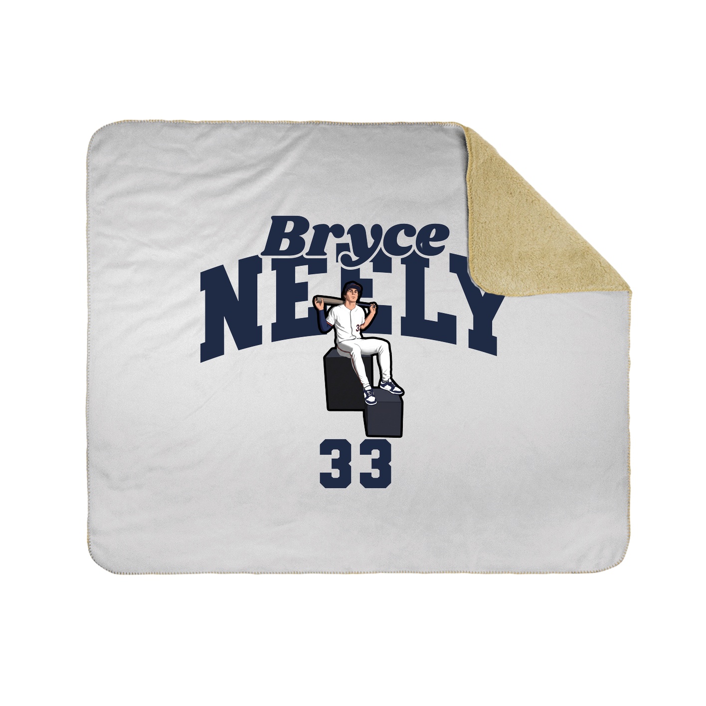 Throw Blanket — Signature Arch in White