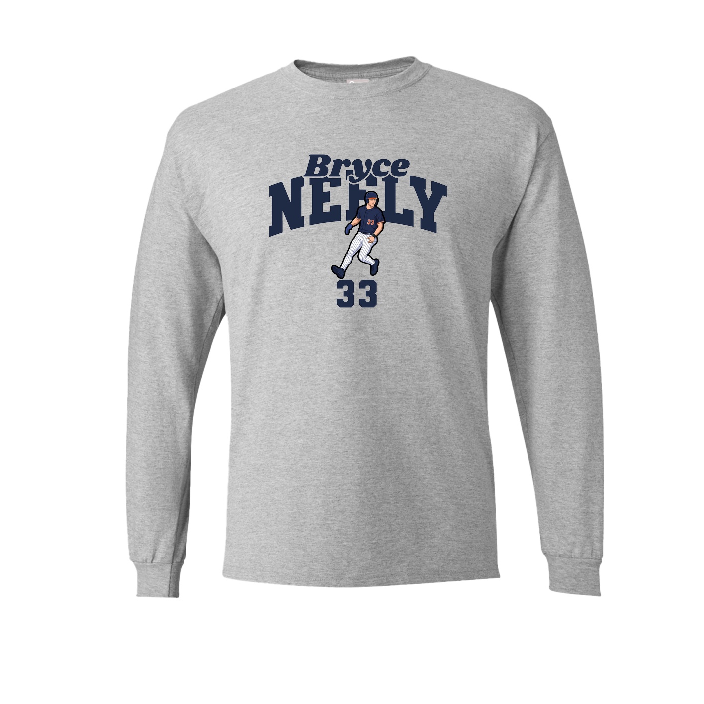Long Sleeve Tee — Signature Arch in Grey