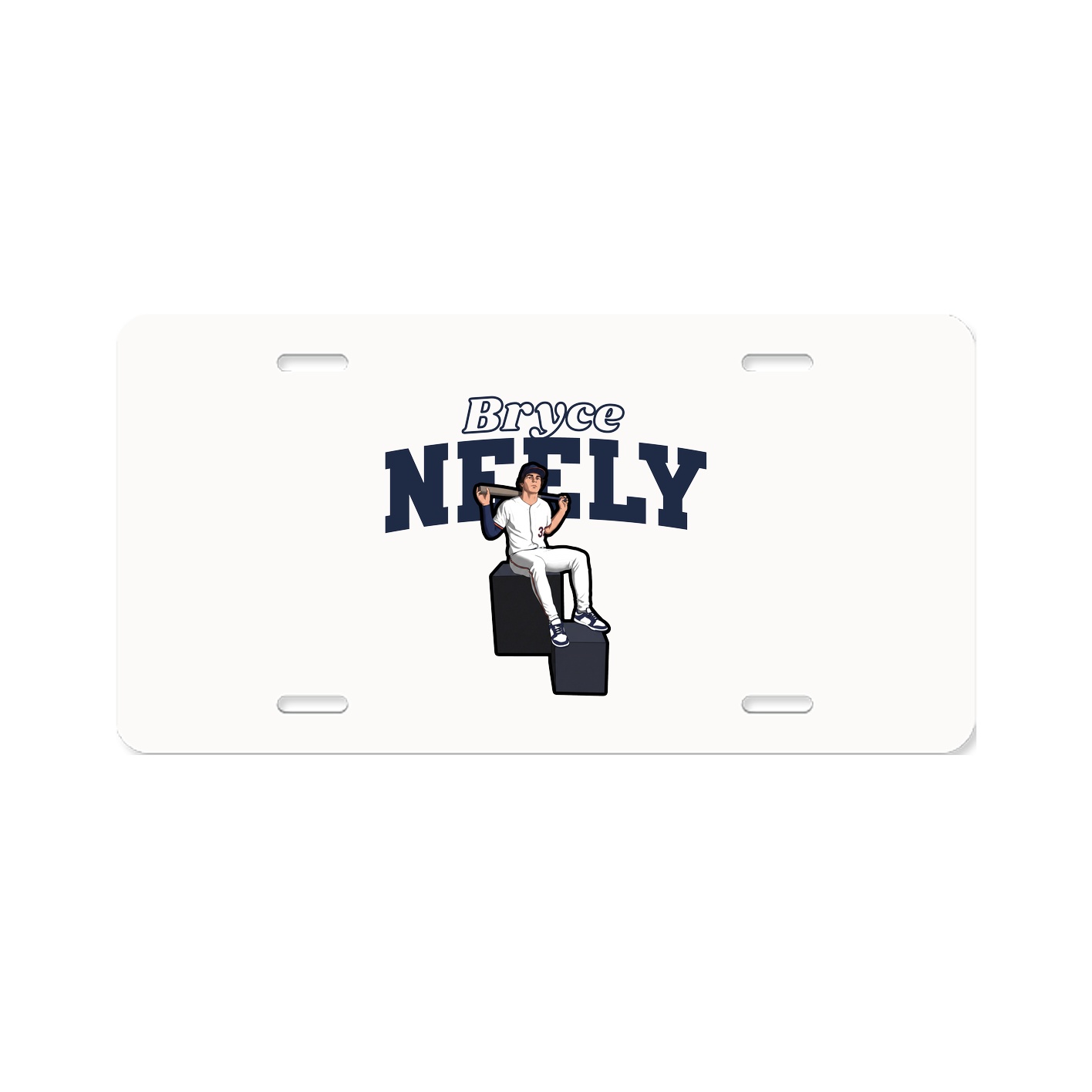 License Plate — Name Arch in Classic