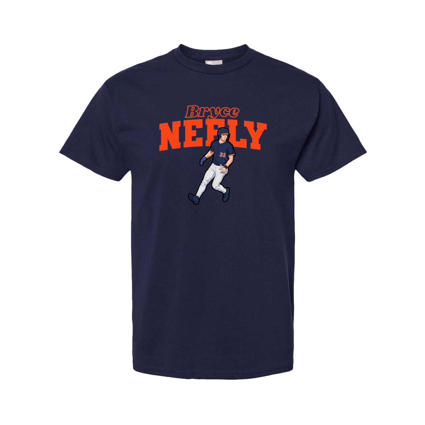 Youth Tee — Name Arch in Navy