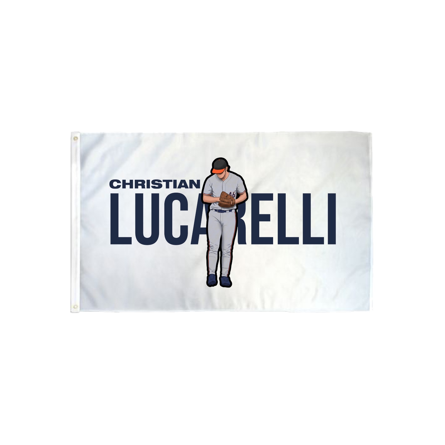 3x5 Flag — Player Name in Classic