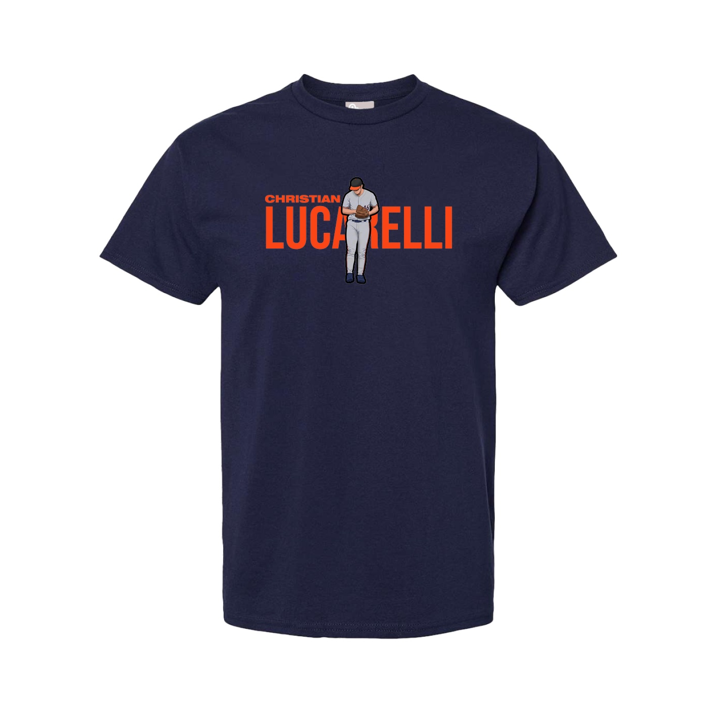 Tee — Player Name in Navy