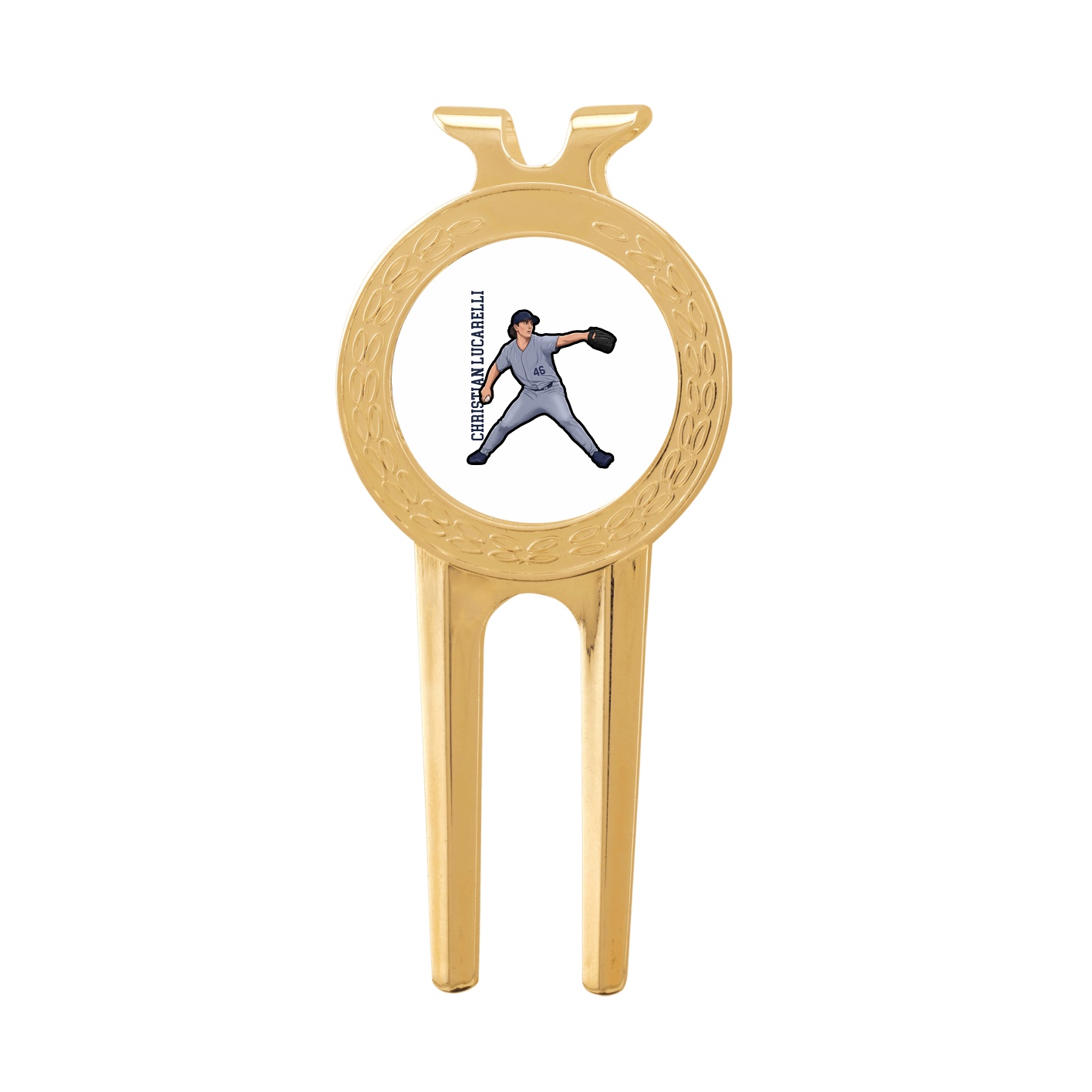 Divot Tool with Ball Marker — Name Vertical in Classic