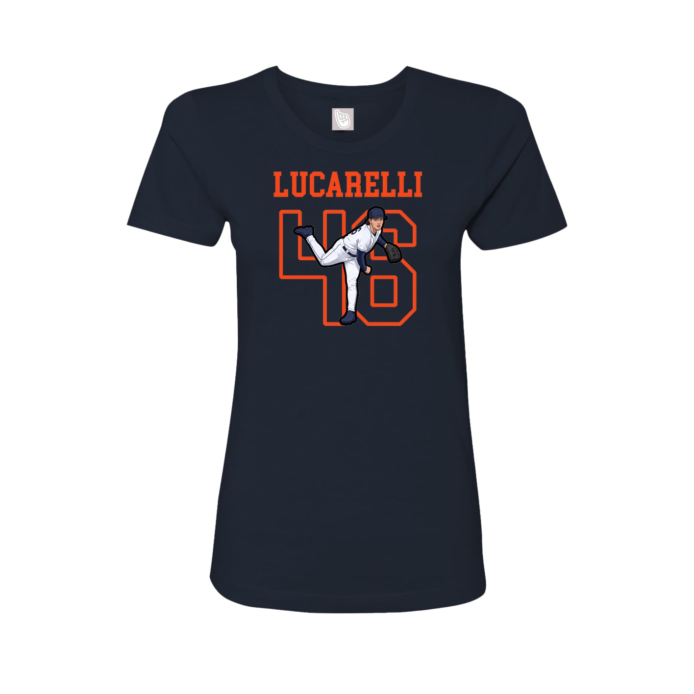 Fitted Women's Tee — Shirsey in Navy