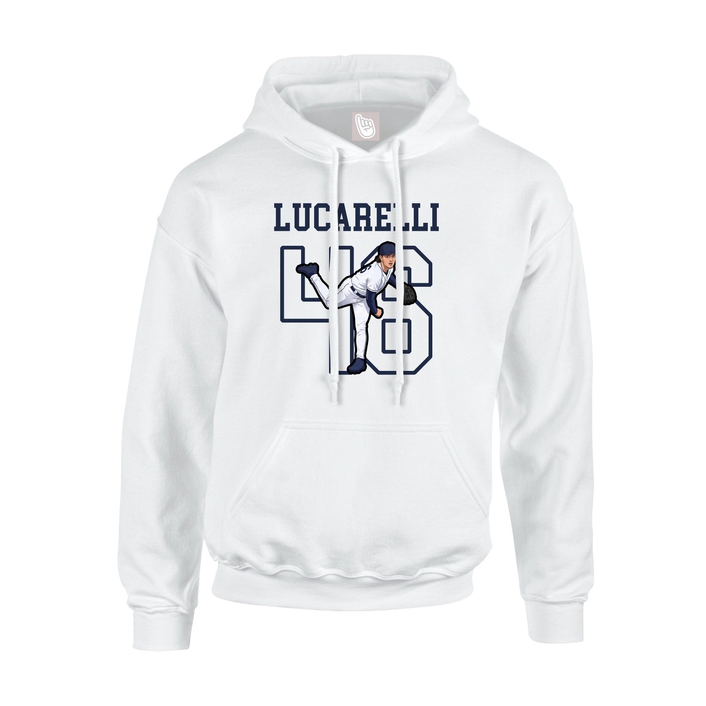 Hoodie — Shirsey in White