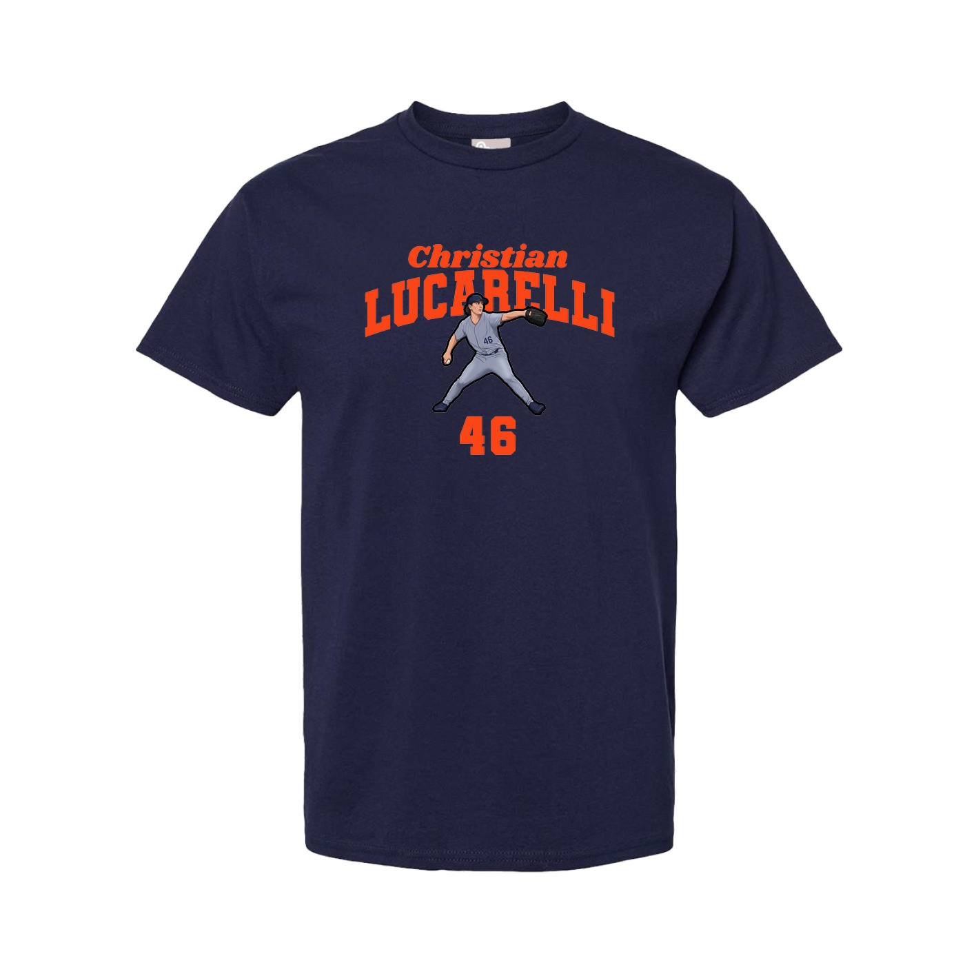 Tee — Signature Arch in Navy