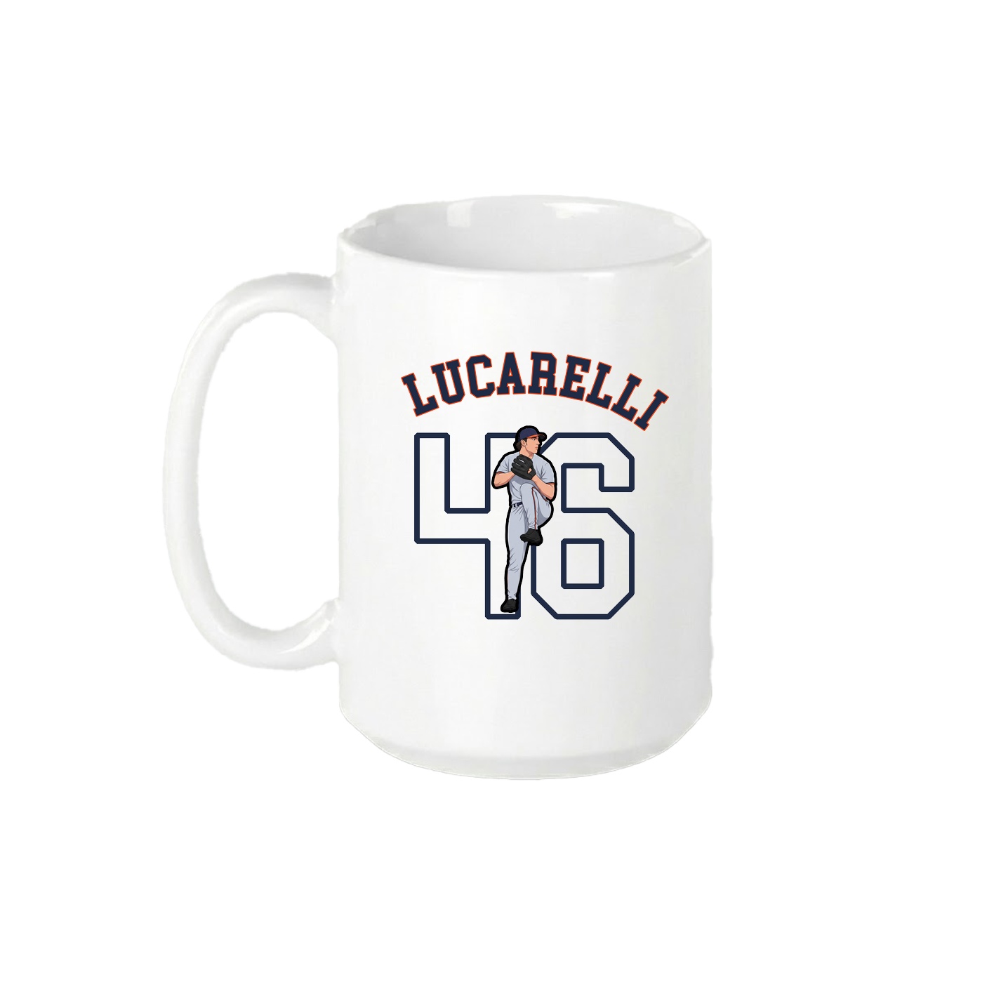 15oz Coffee Mug — Shirsey Arch in White