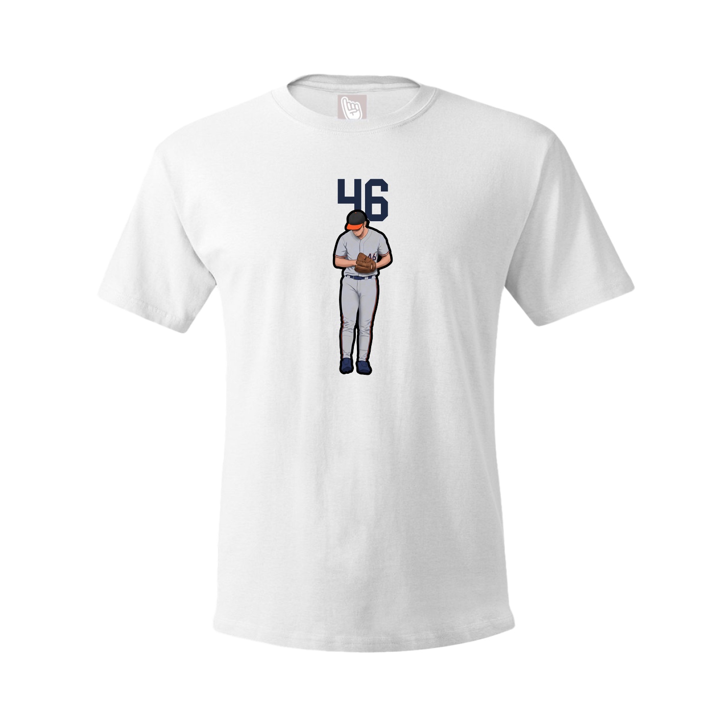 Tee — Number Top in White