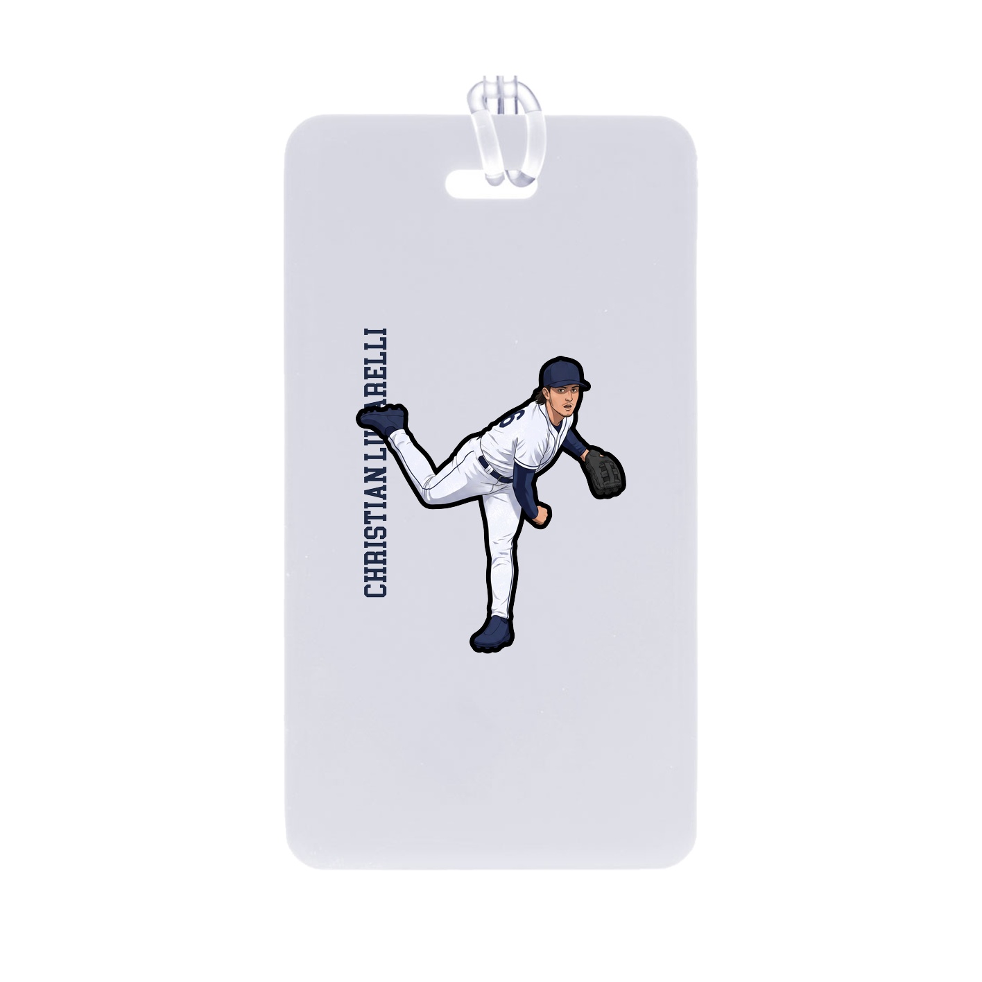 Bag Tag — Name Vertical in Classic