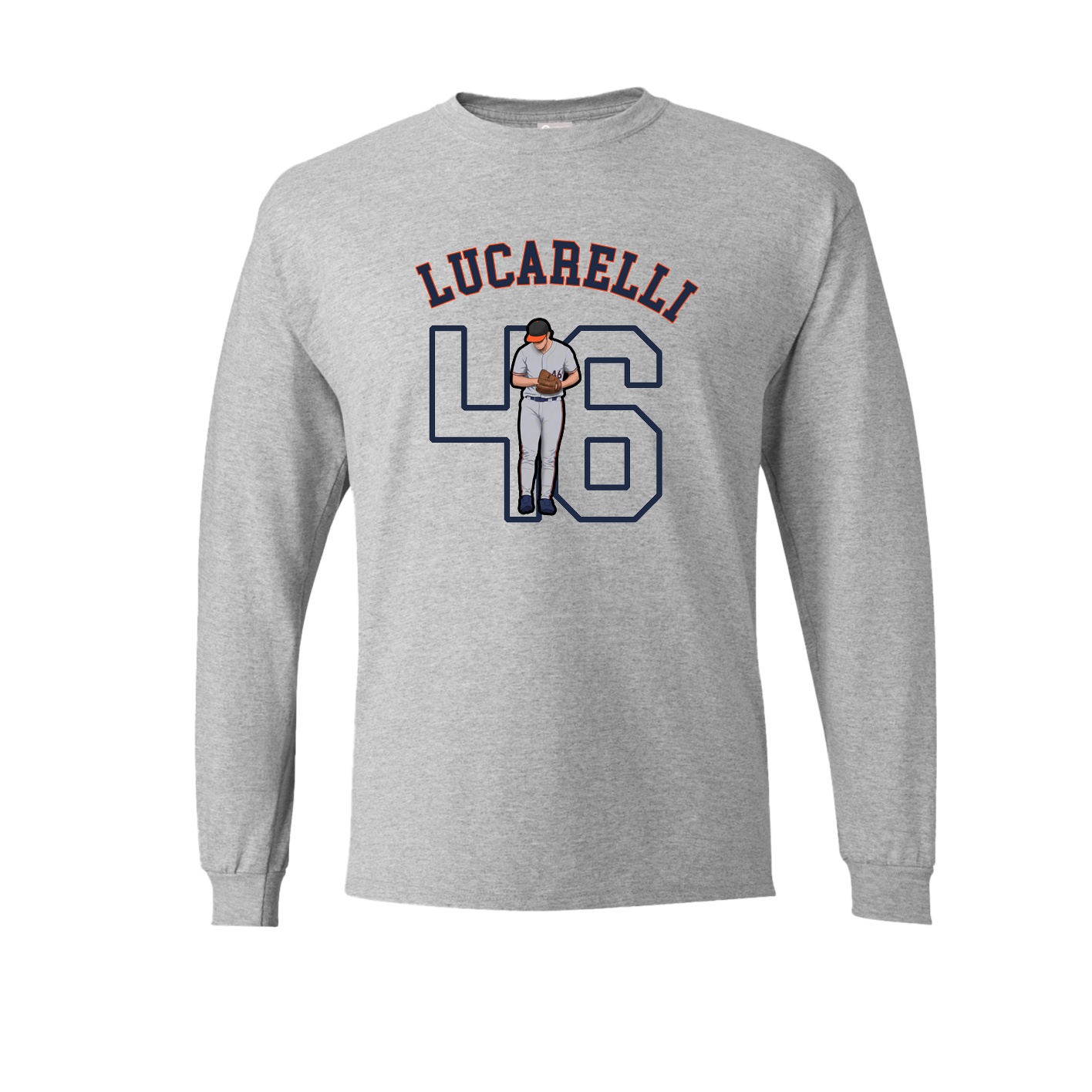 Long Sleeve Tee — Shirsey Arch in Grey