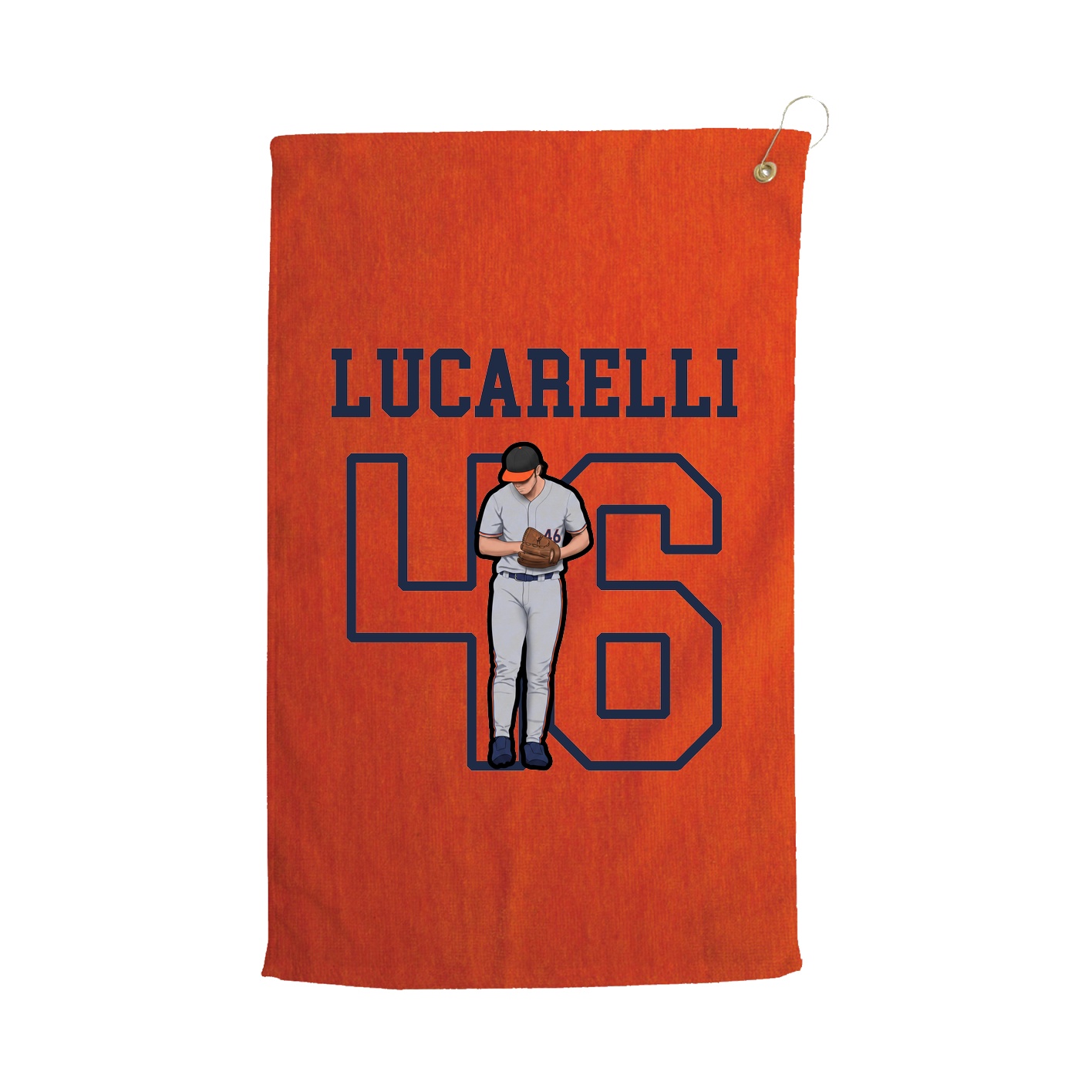 Golf Towel — Shirsey in Orange