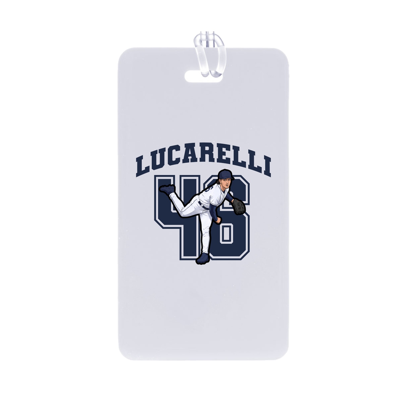 Bag Tag — Number in Classic