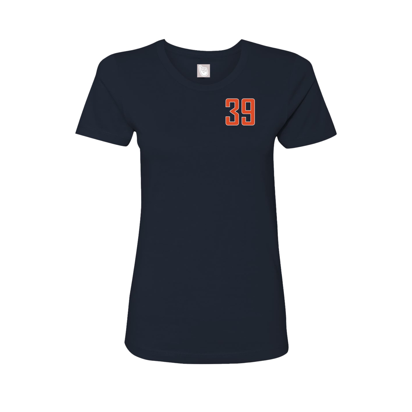 Fitted Women's Tee — Front Shirsy in Navy