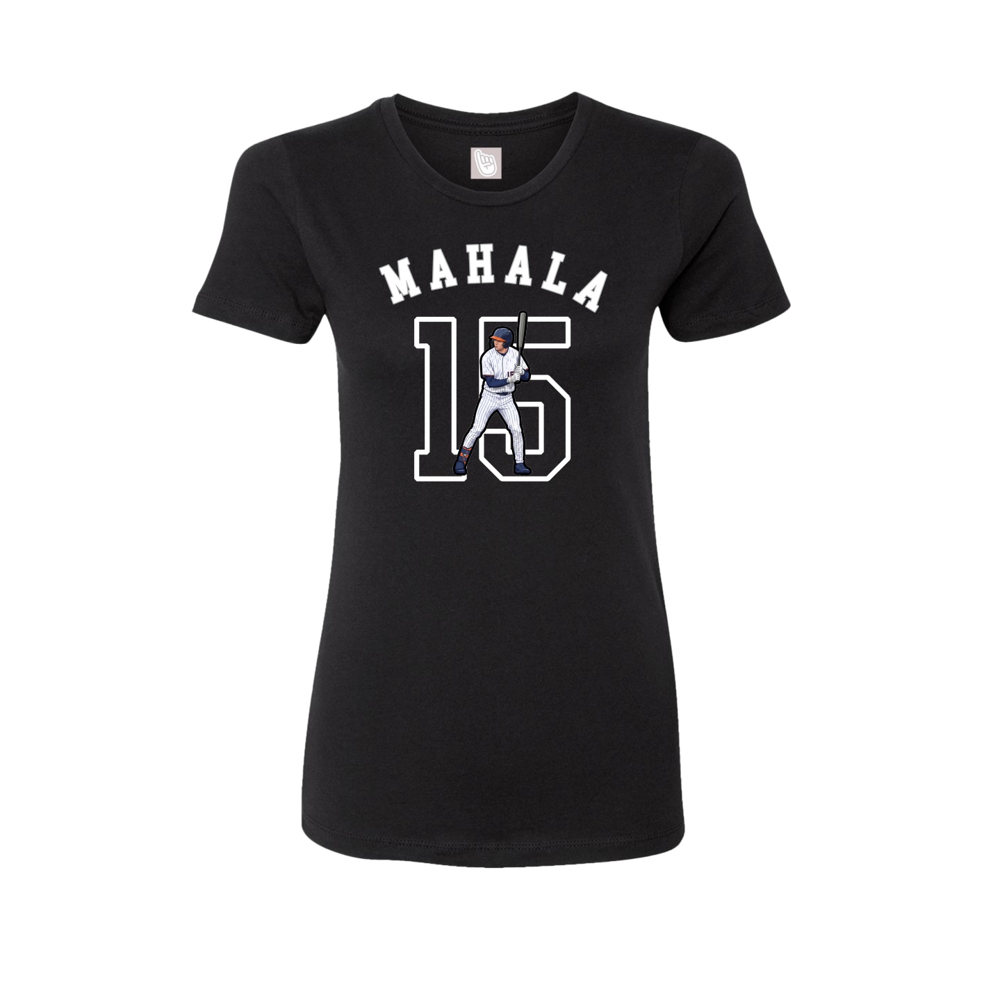 Fitted Women's Tee — Shirsey Arch in Black