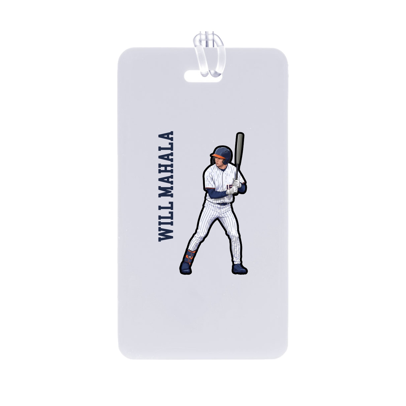 Bag Tag — Name Vertical in Classic