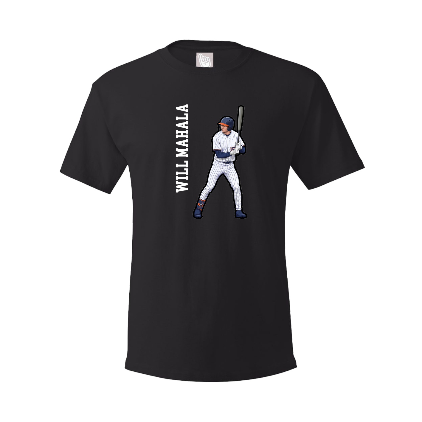 Tee — Name Vertical in Black