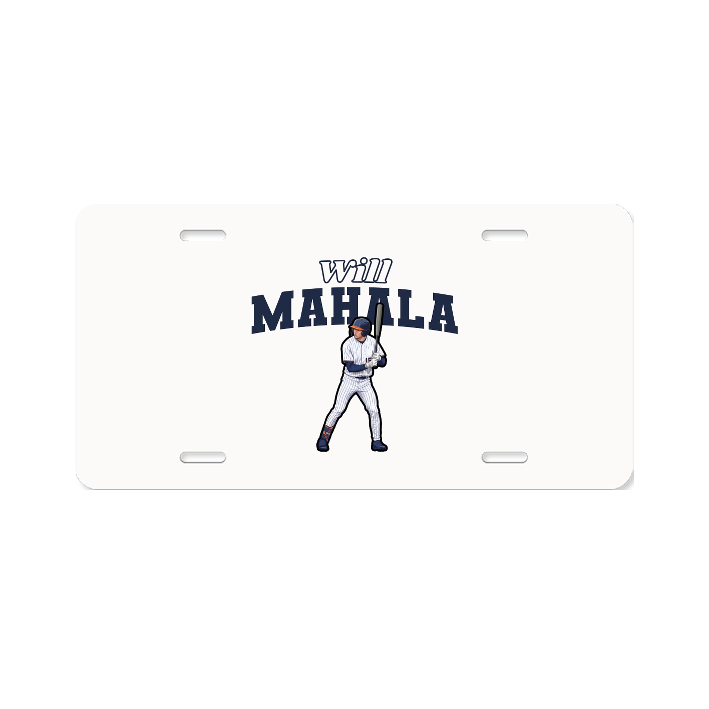 License Plate — Name Arch in Classic