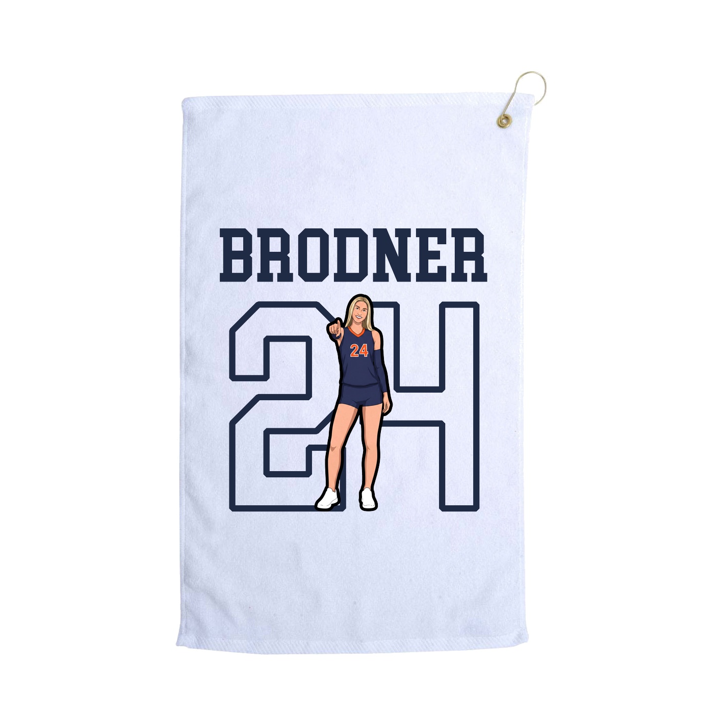 Golf Towel — Shirsey in White