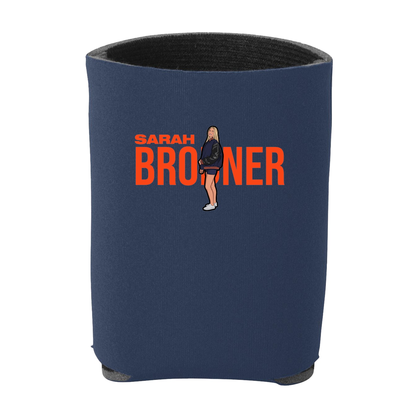 Can Holder — Player Name in Navy