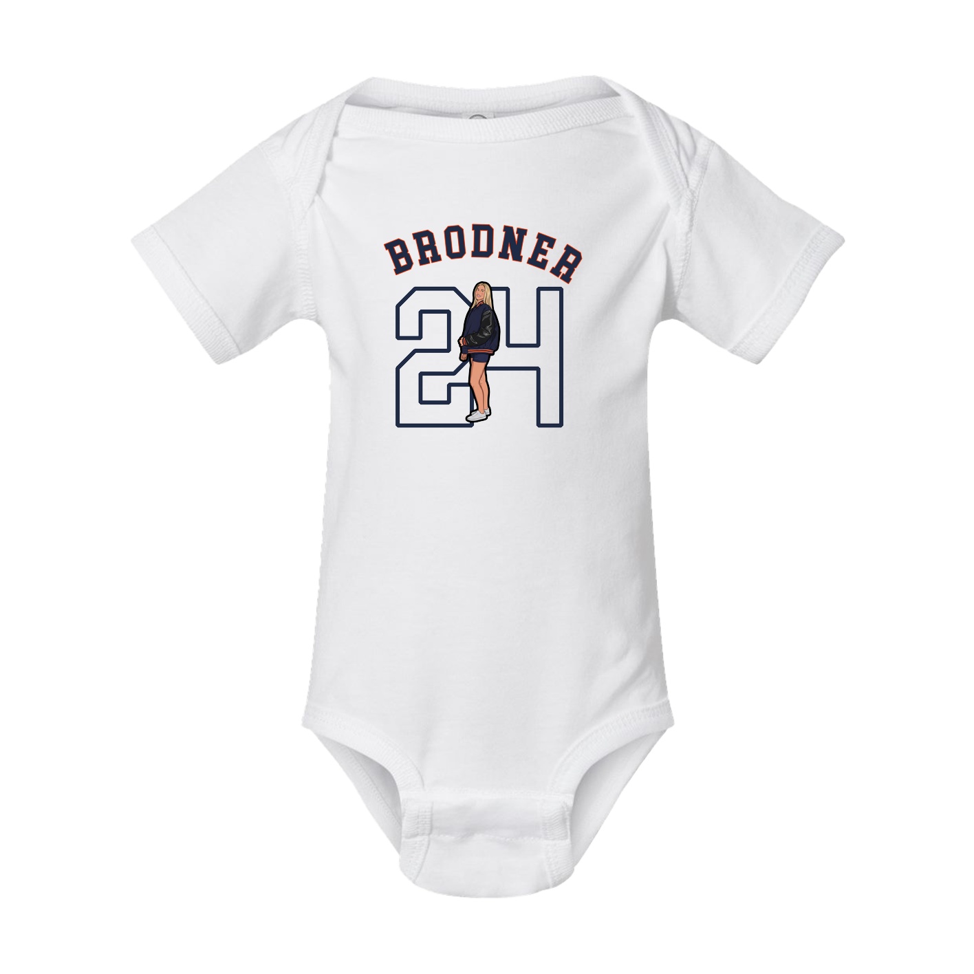 Baby Onesie — Shirsey Arch in White