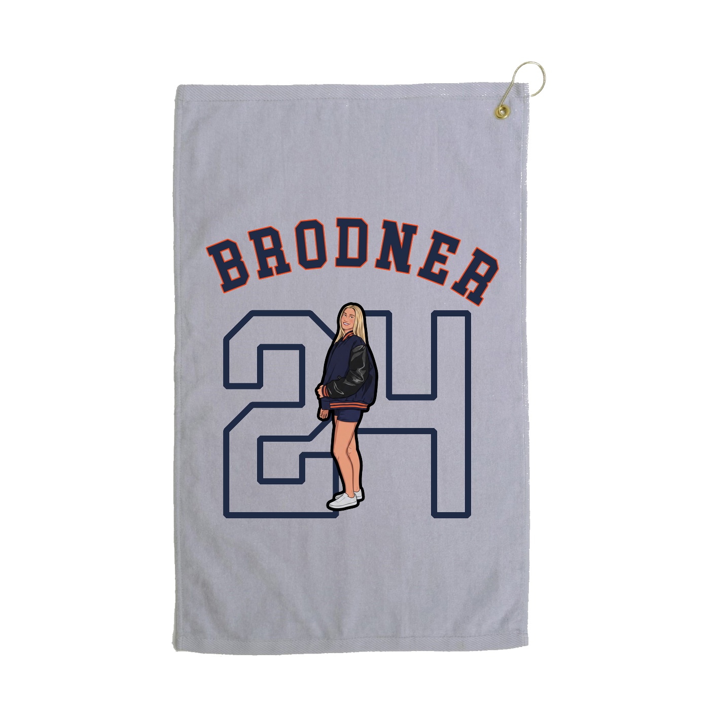 Golf Towel — Shirsey Arch in Grey