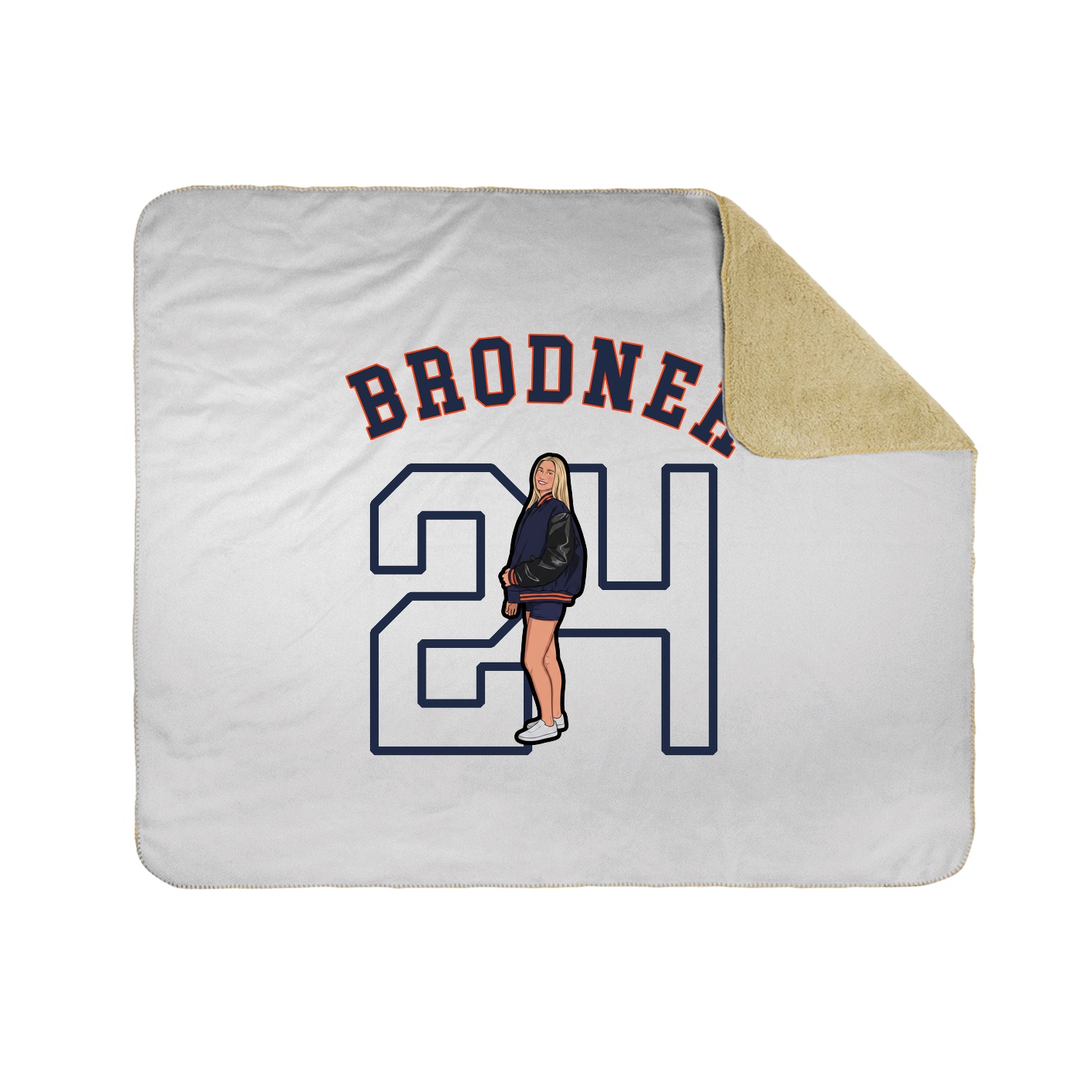 Throw Blanket — Shirsey Arch in White