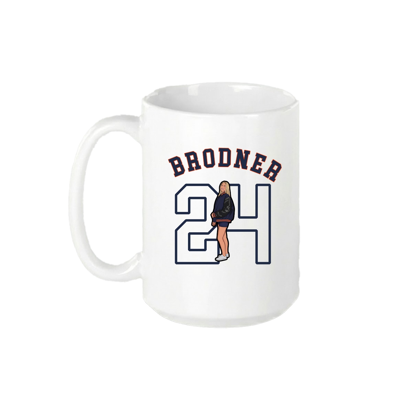 15oz Coffee Mug — Shirsey Arch in White