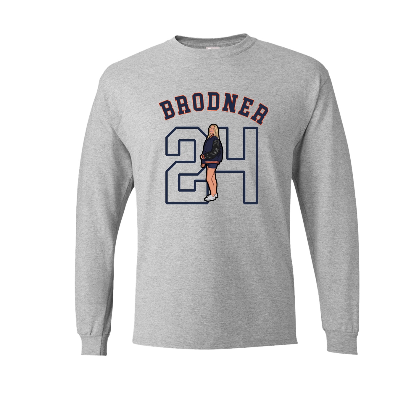 Long Sleeve Tee — Shirsey Arch in Grey
