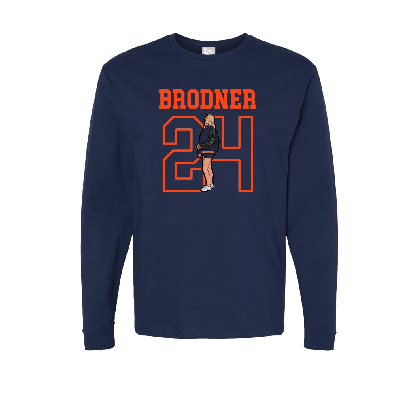 Long Sleeve Tee — Shirsey in Navy
