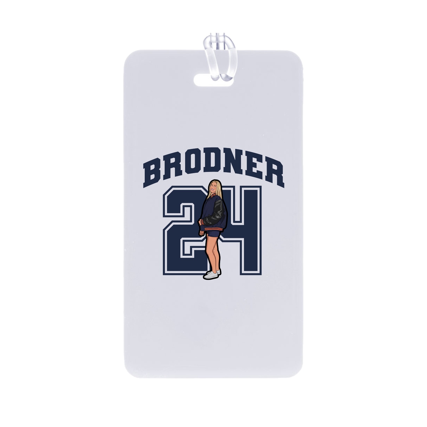 Bag Tag — Number in Classic