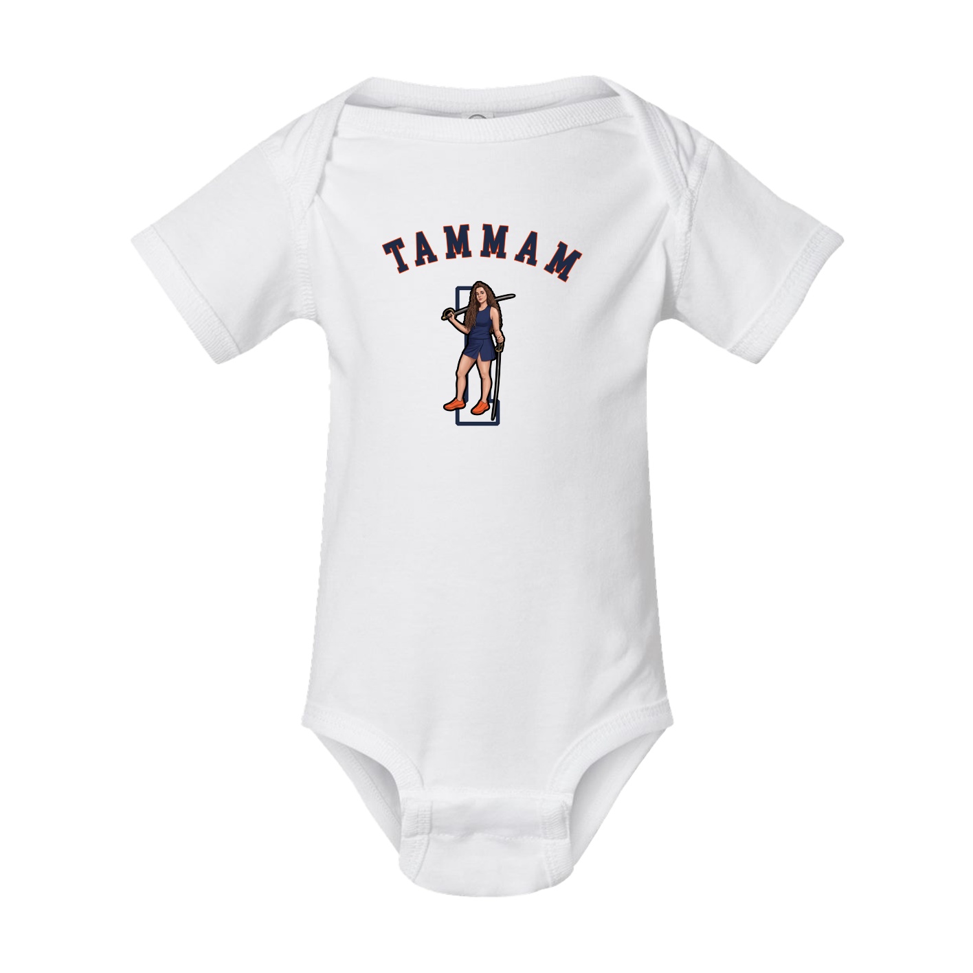 Baby Onesie — Shirsey Arch in White