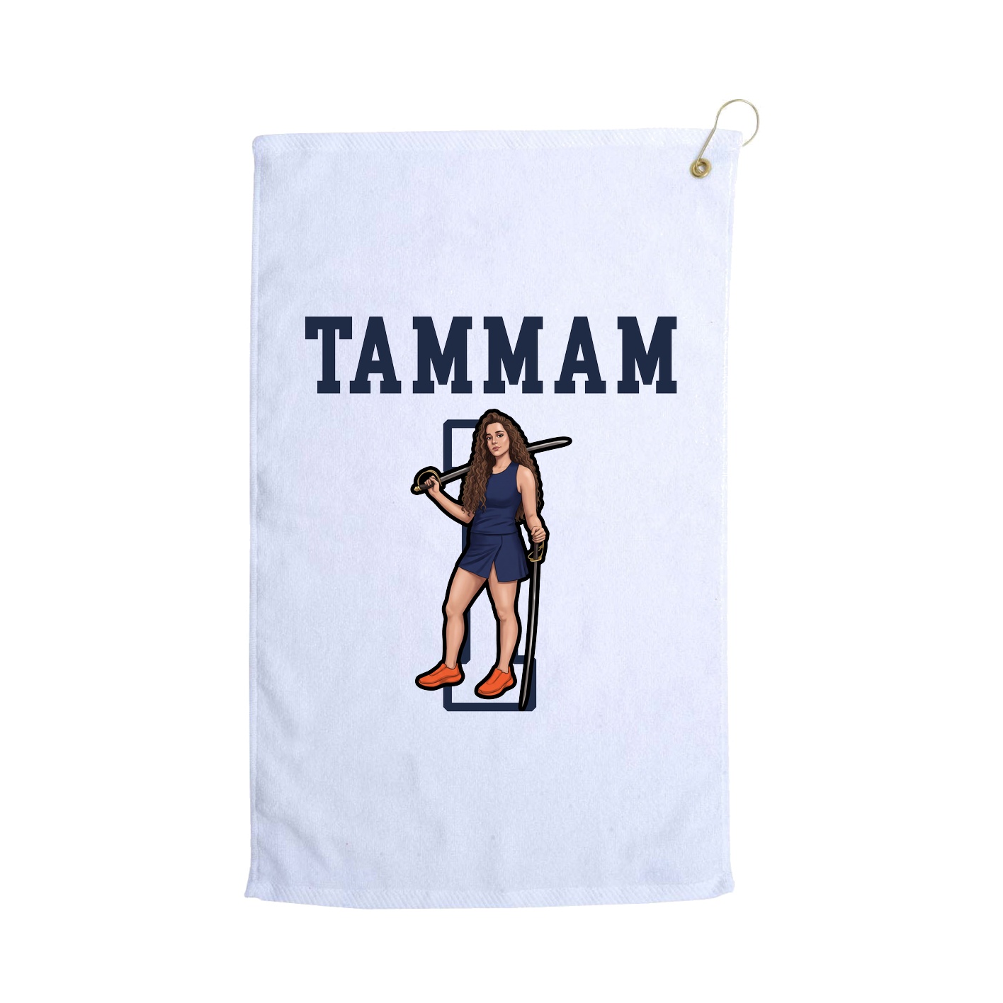 Golf Towel — Shirsey in White