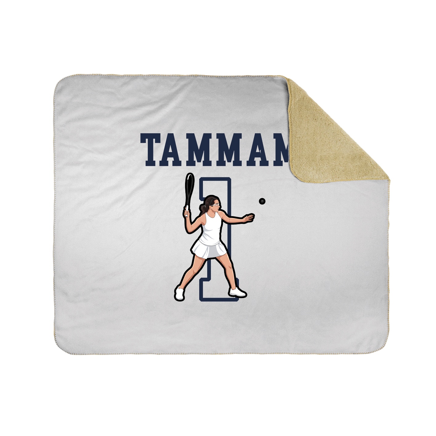 Throw Blanket — Shirsey in White