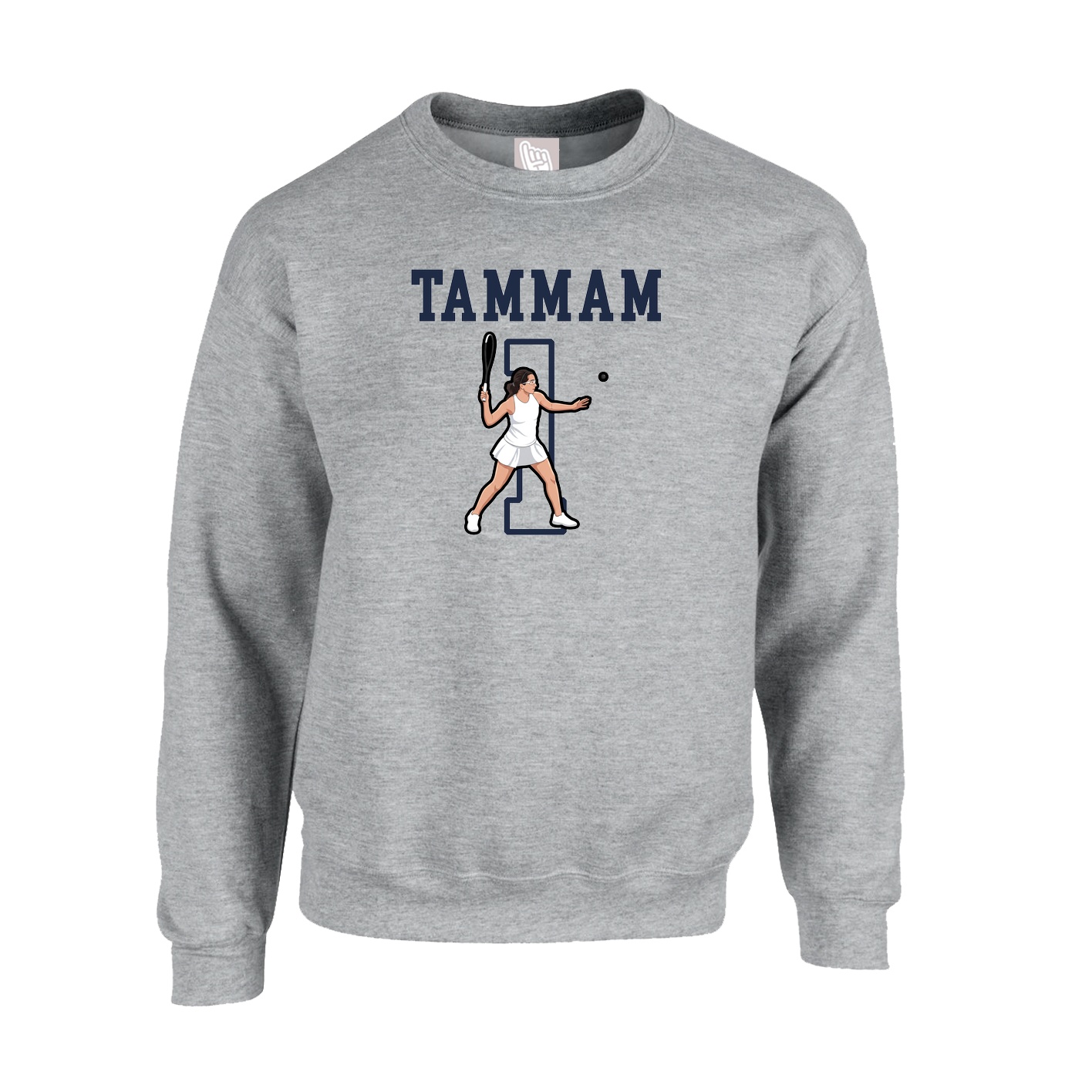 Fleece Crew — Shirsey in Grey