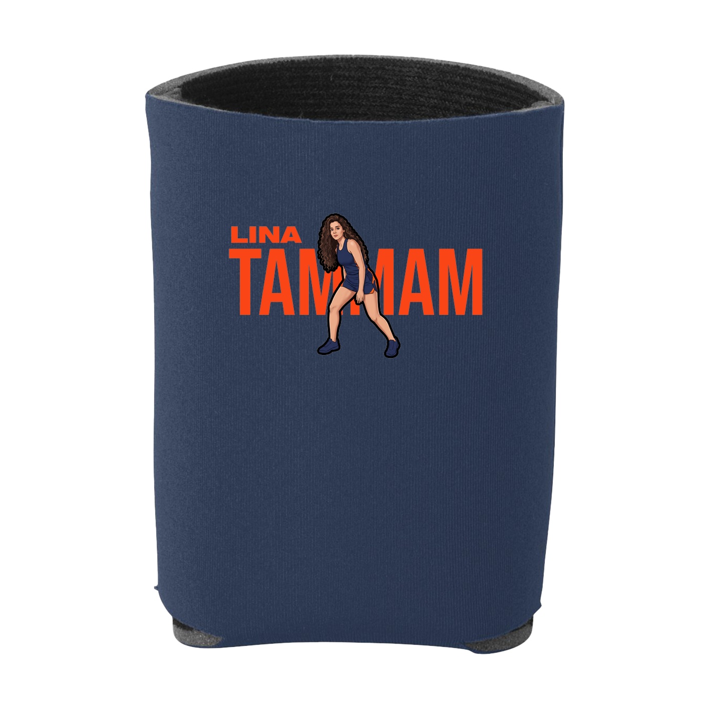 Can Holder — Player Name in Navy