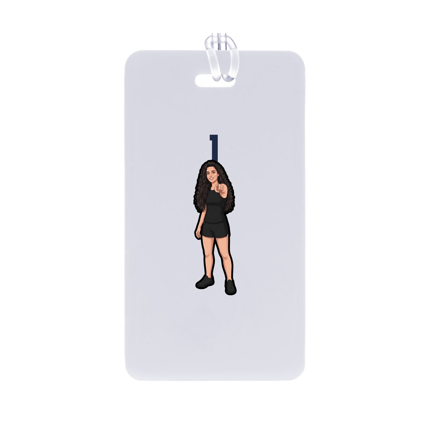 Bag Tag — Number Top in Classic