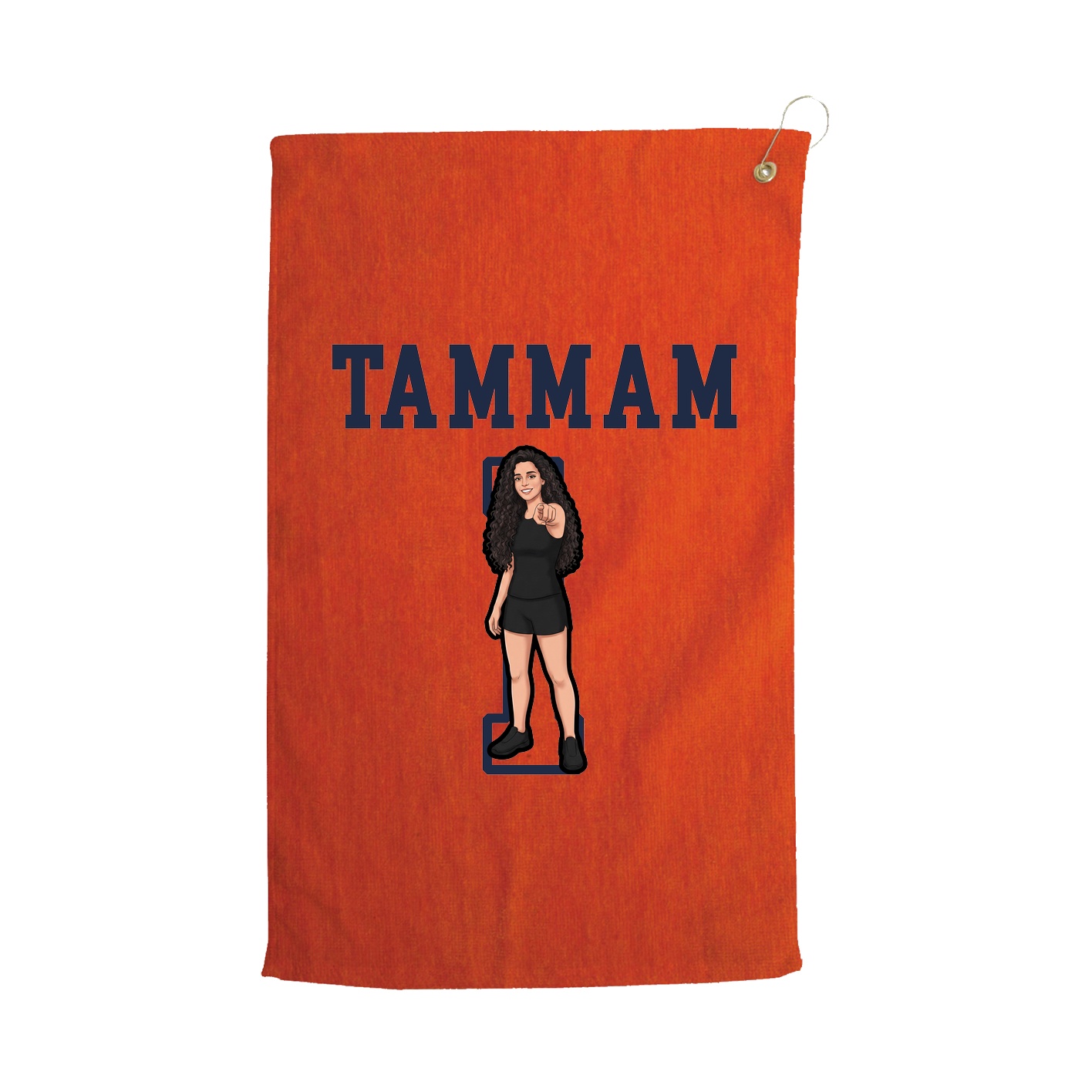 Golf Towel — Shirsey in Orange