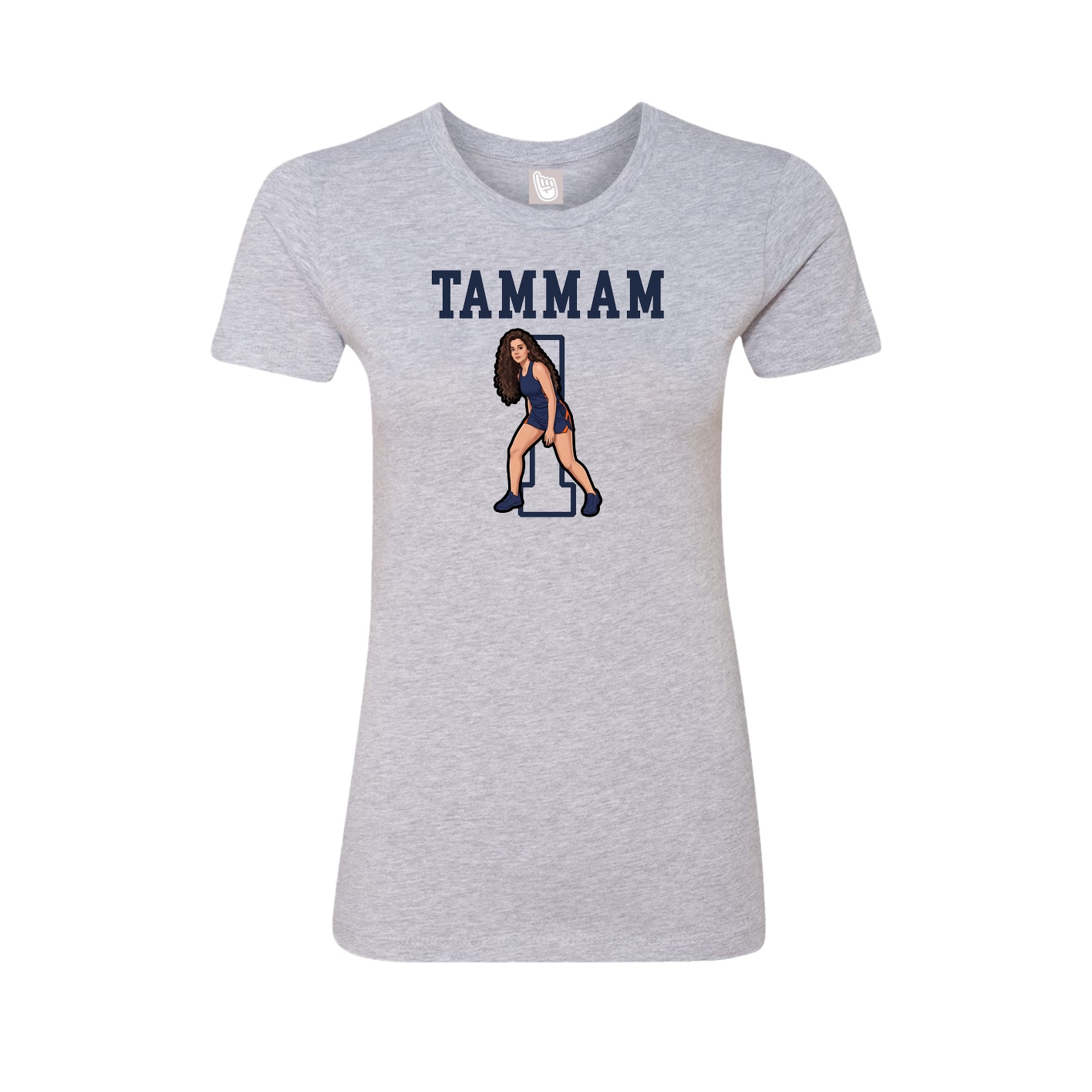 Fitted Women's Tee — Shirsey in Grey