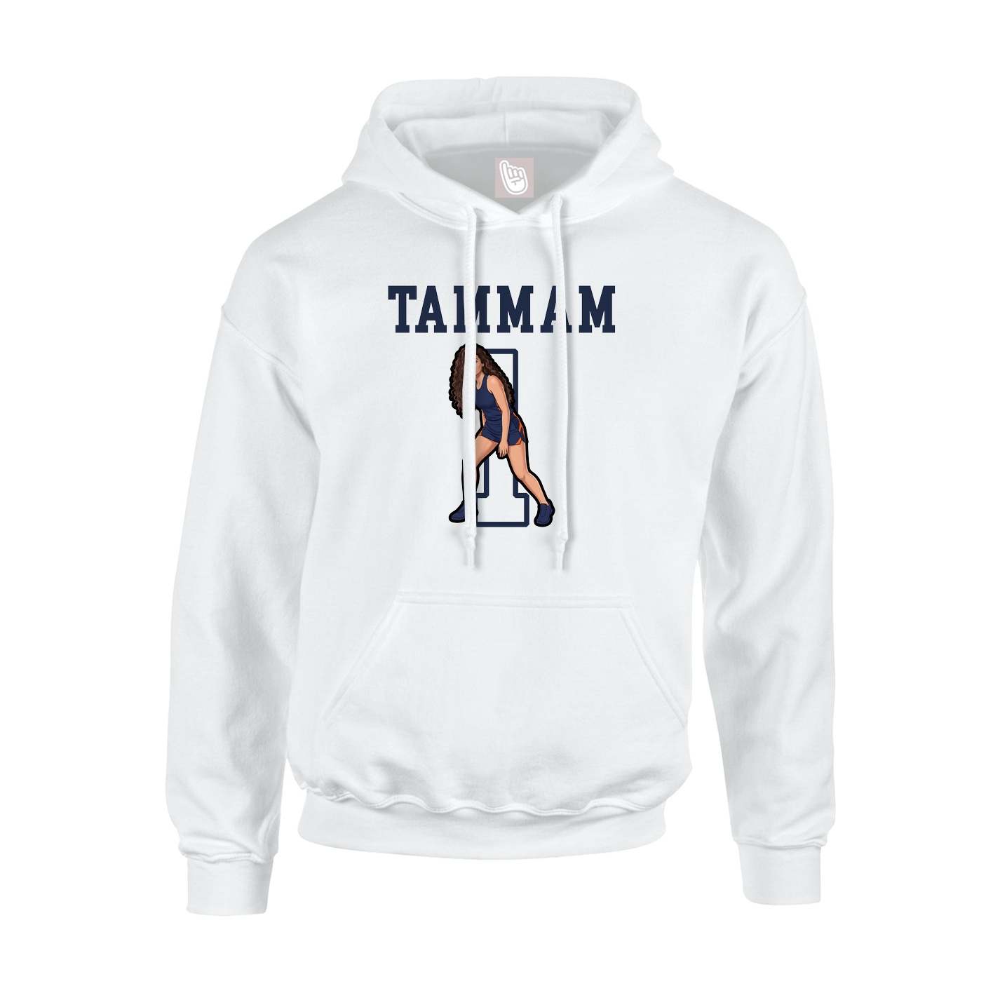 Hoodie — Shirsey in White